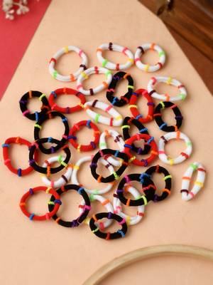 Set of 30 rubberband ponytail holder 1