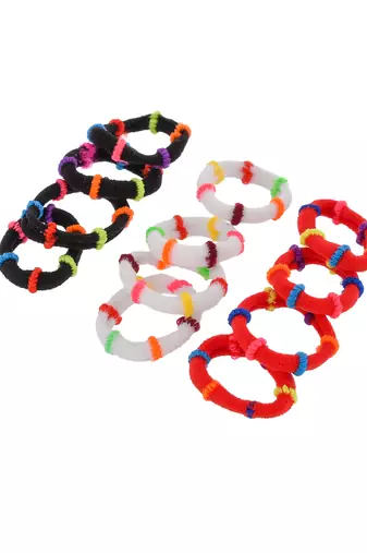 Set of 30 rubberband ponytail holder