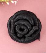 Black hair bun holder juda cover