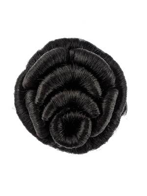 Black hair bun holder juda cover 3