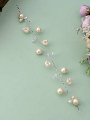 Pearl beads hair vine accessory 1