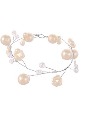 Pearl beads hair vine accessory 3