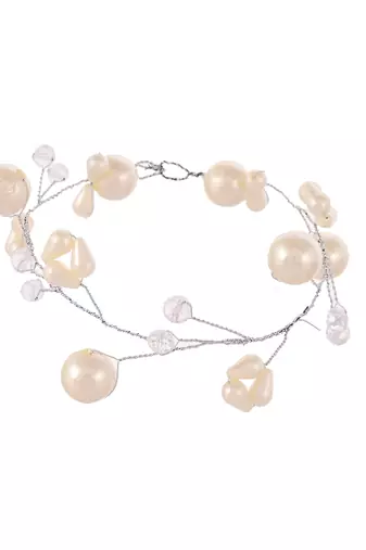 Pearl beads hair vine accessory