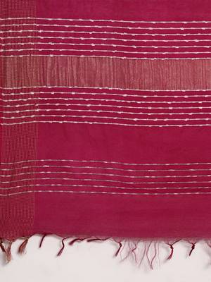 Purple colour art silk women's  saree with blouse piece 5