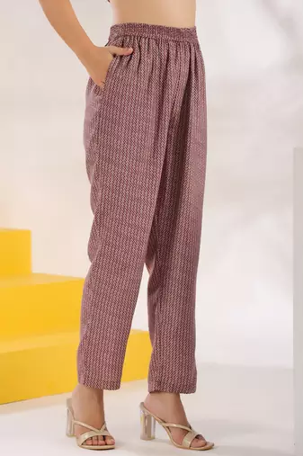 purple high low hem floral print co-ord set