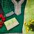 Green silk semi stitched suite with embroidery work 