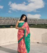 Pink Printed Cotton Cotton Sarees