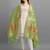 Parrot Green Banarasi Silk Jacquard Woven Dupatta