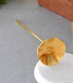 Women gold toned floral hair sticks