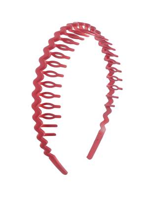 Set of 6 multi colored zig zag hairband 3