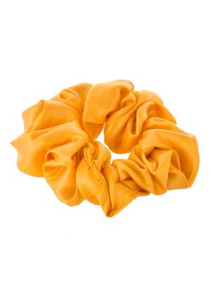 Set of 4 multi colored satin scrunchies ponytail holders 3