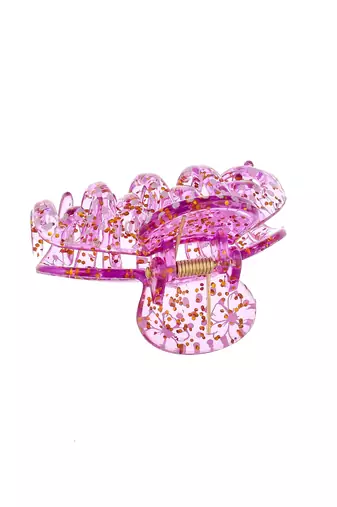 Set of 6 multi colored claw clips