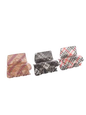 Set of 3 multi colored claw clips 2