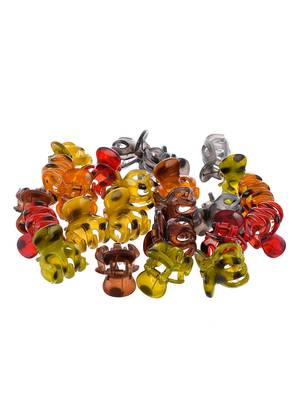 Set of 24 multi colored claw clip 2