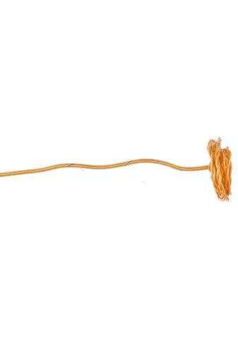 Women gold toned hair stick accessory