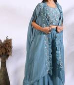 TOP PLASO WITH JACKET WITH HAND EMBODIERY