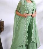 TOP PLASO WITH JACKET WITH HAND EMBODIERY