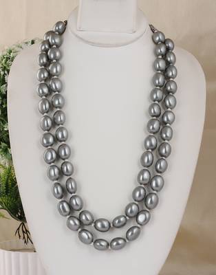Fancy shell pearls necklace set 1