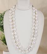Fancy shell pearls necklace set