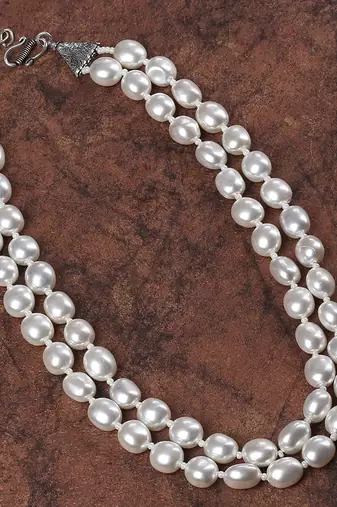 Fancy shell pearls necklace set