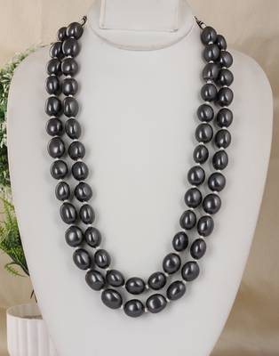 Fancy shell pearls necklace set 1