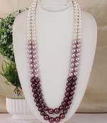 Fancy shell pearls necklace set