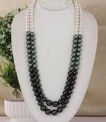 Fancy shell pearls necklace set