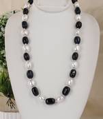 Semi precious beads n shell pearls necklace set