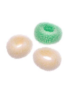 Set of 7 multi colored ponytail holders 4