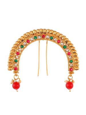 Gold plated traditional wedding hair accessory 2