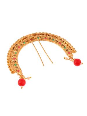 Gold plated traditional wedding hair accessory 3