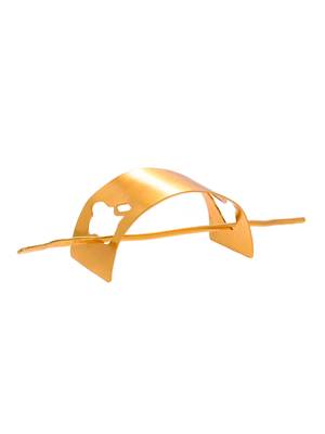 Gold plated metalic hair stick 4