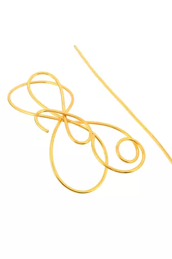 Women gold toned embellished hair accessory