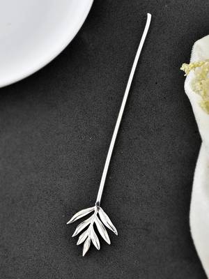 Silver plated hair stick 1