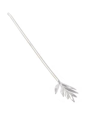 Silver plated hair stick 4