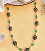 Gold plated multi layered unisex necklace