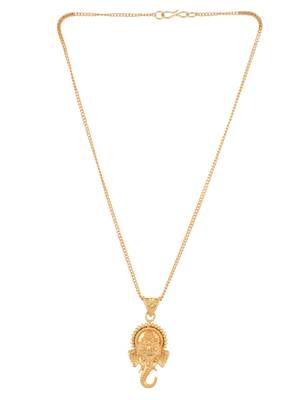 Gold plated tampal necklace set 4