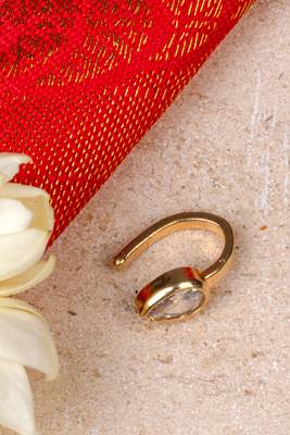 Stone Stone Gold Nose Ring for Women 3