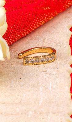 Minimal Gold Tone Nathni 1