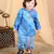 Kidcetra Bandhini Kurta with Leheriya dhoti - Blue