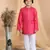 Kidcetra Bandhini Kurta with Pajama - Pink