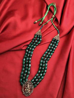 Green Ganesha Mala 1