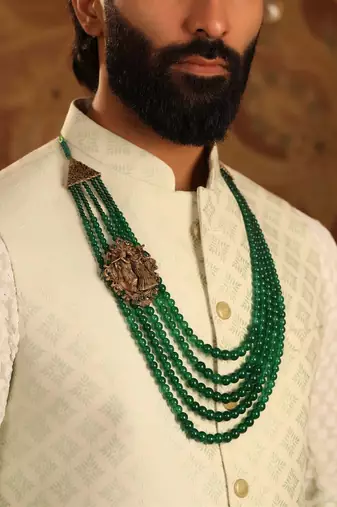 Radhe Krishna Green Mala