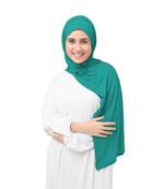 Hijab | Dark Forest Green Viscose Jersey Scarf | Silk Route