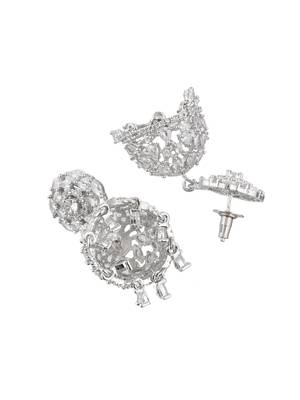 American diamond jhumka earring 4