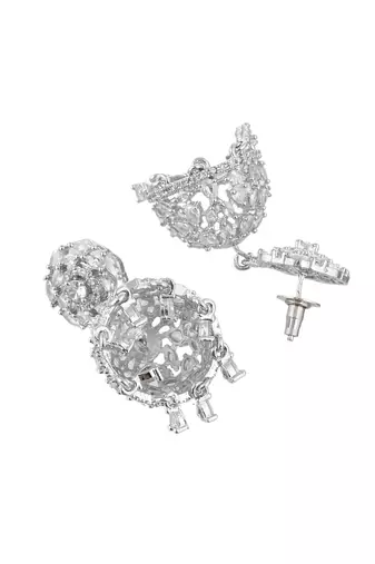 American diamond jhumka earring