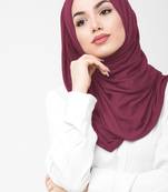 Hijab | Rumba Red Viscose Jersey Scarf | Silk Route