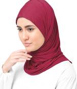 Hijab | Crimson Red Viscose Jersey Scarf | Silk Route 