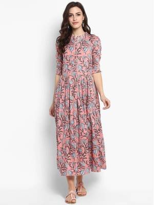 Women Ethnic Floral Dress for Women 1