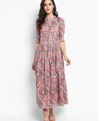 Women Ethnic Floral Dress for Women